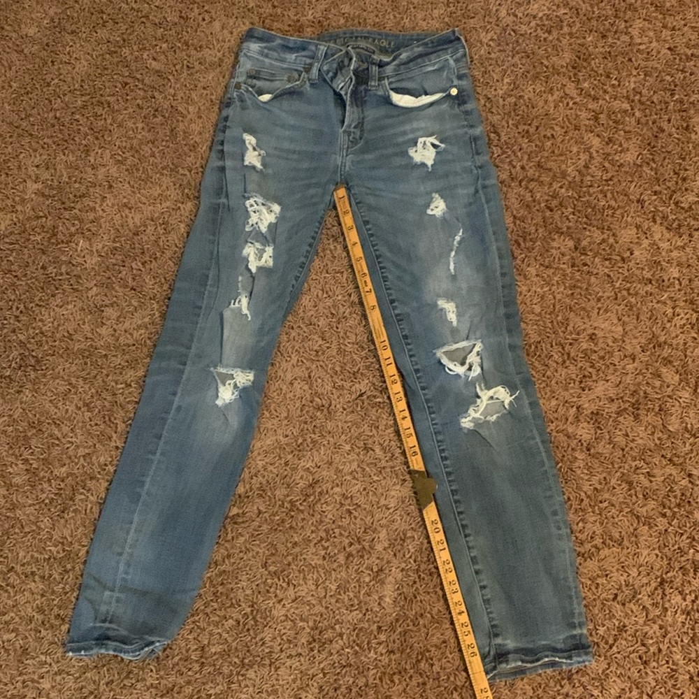 American eagle skinny jeans 28x30 next level flex